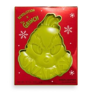 NEW IN BOX! The Grinch x Makeup Revolution Snarky Highlighter!